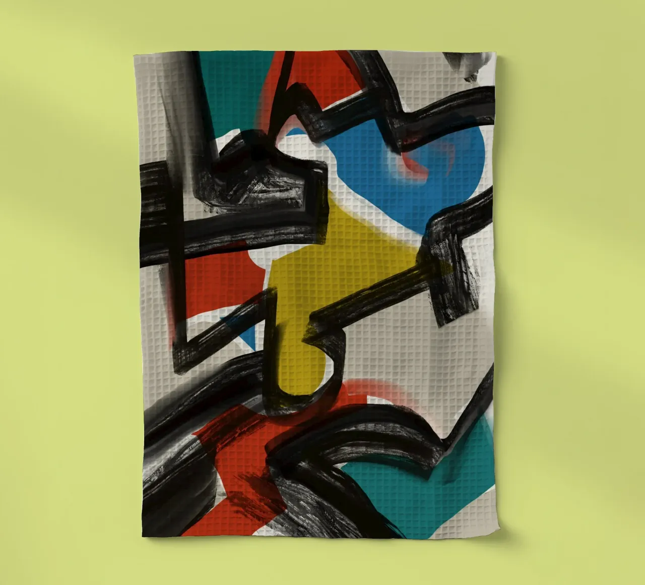 Abstrait maximaliste torchon de Little Dean