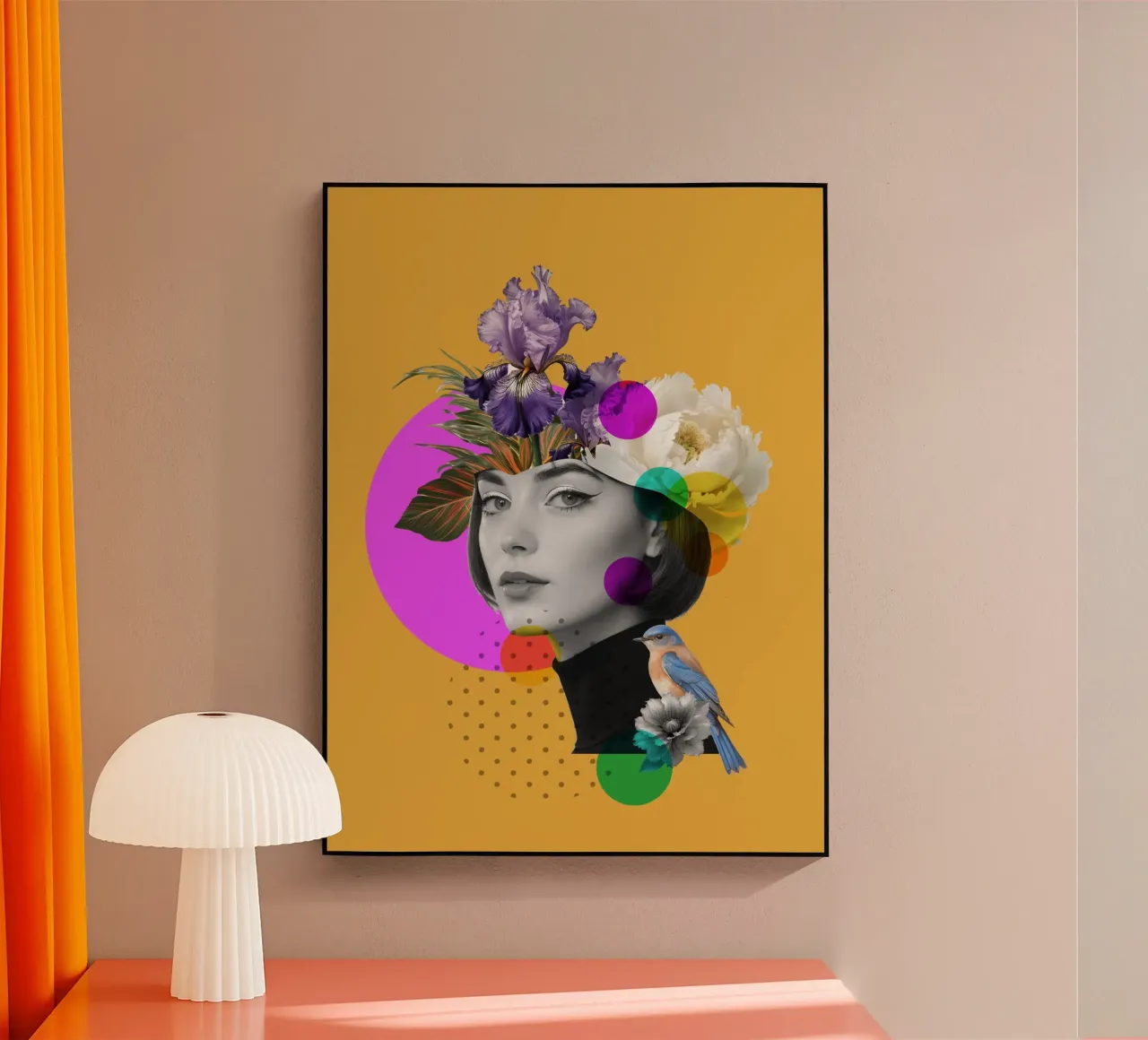 Floral Aura plexiglass da Indigo Rain