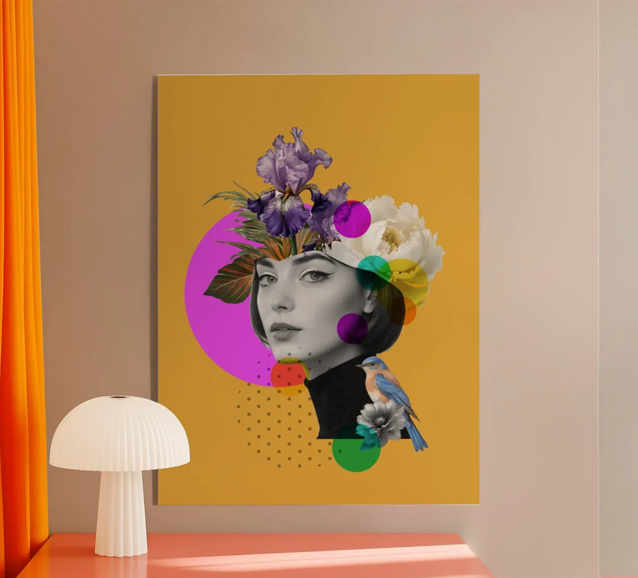 Floral Aura plexiglass da Indigo Rain