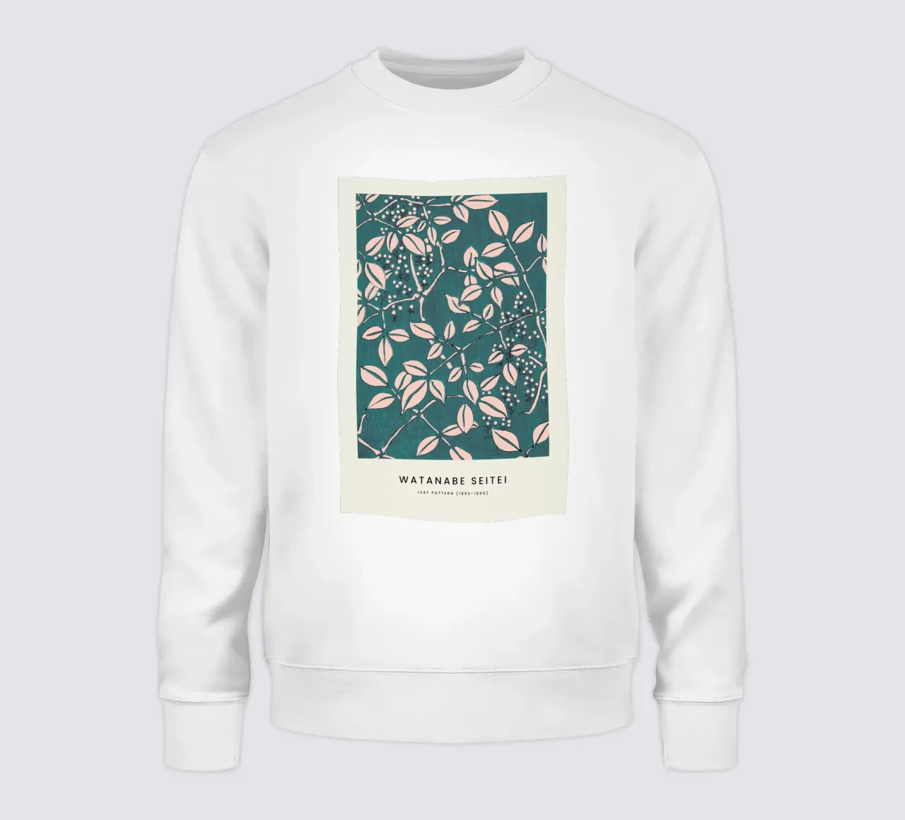 Seitei - Leaf Pattern felpa da Vintage by JUNIQE
