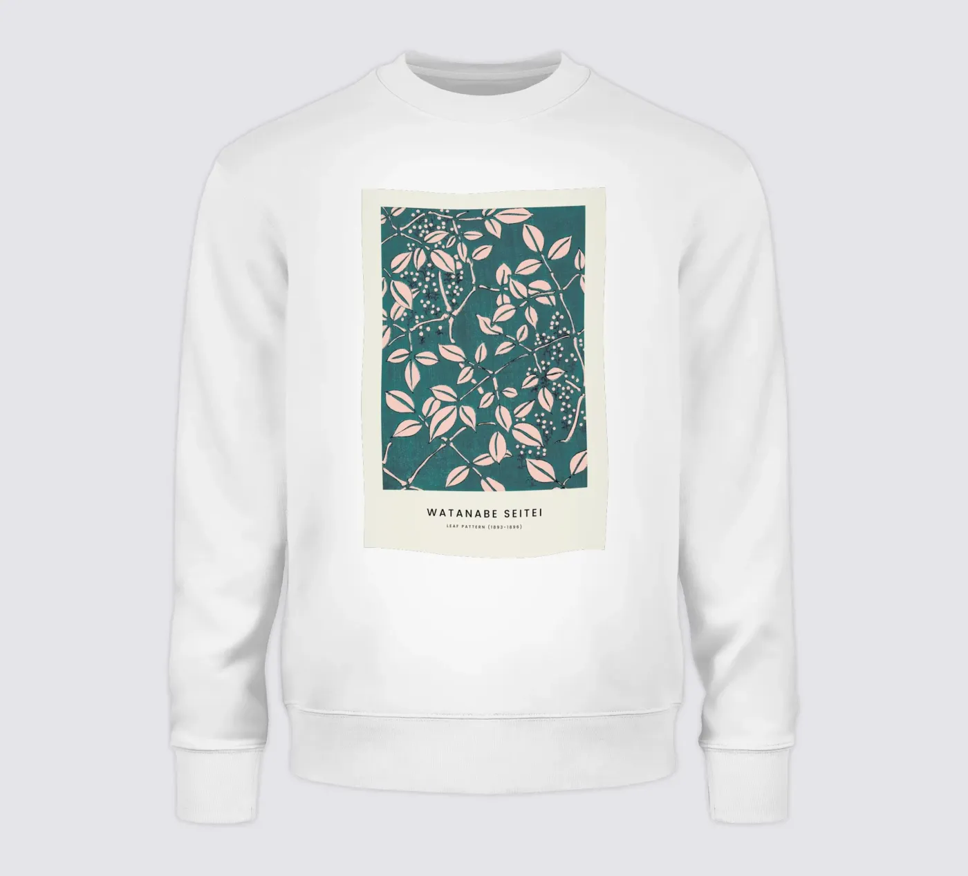 Seitei - Leaf Pattern felpa da Vintage by JUNIQE