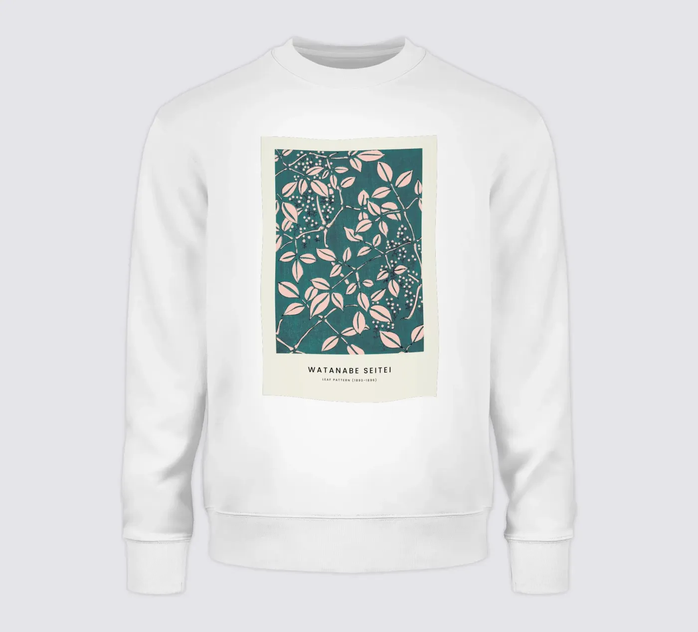 Seitei - Leaf Pattern sweatshirt van Vintage by JUNIQE