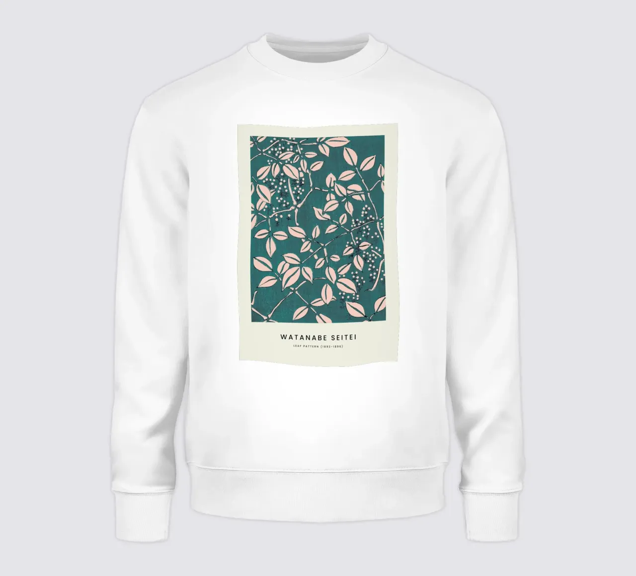 Seitei - Leaf Pattern felpa da Vintage by JUNIQE