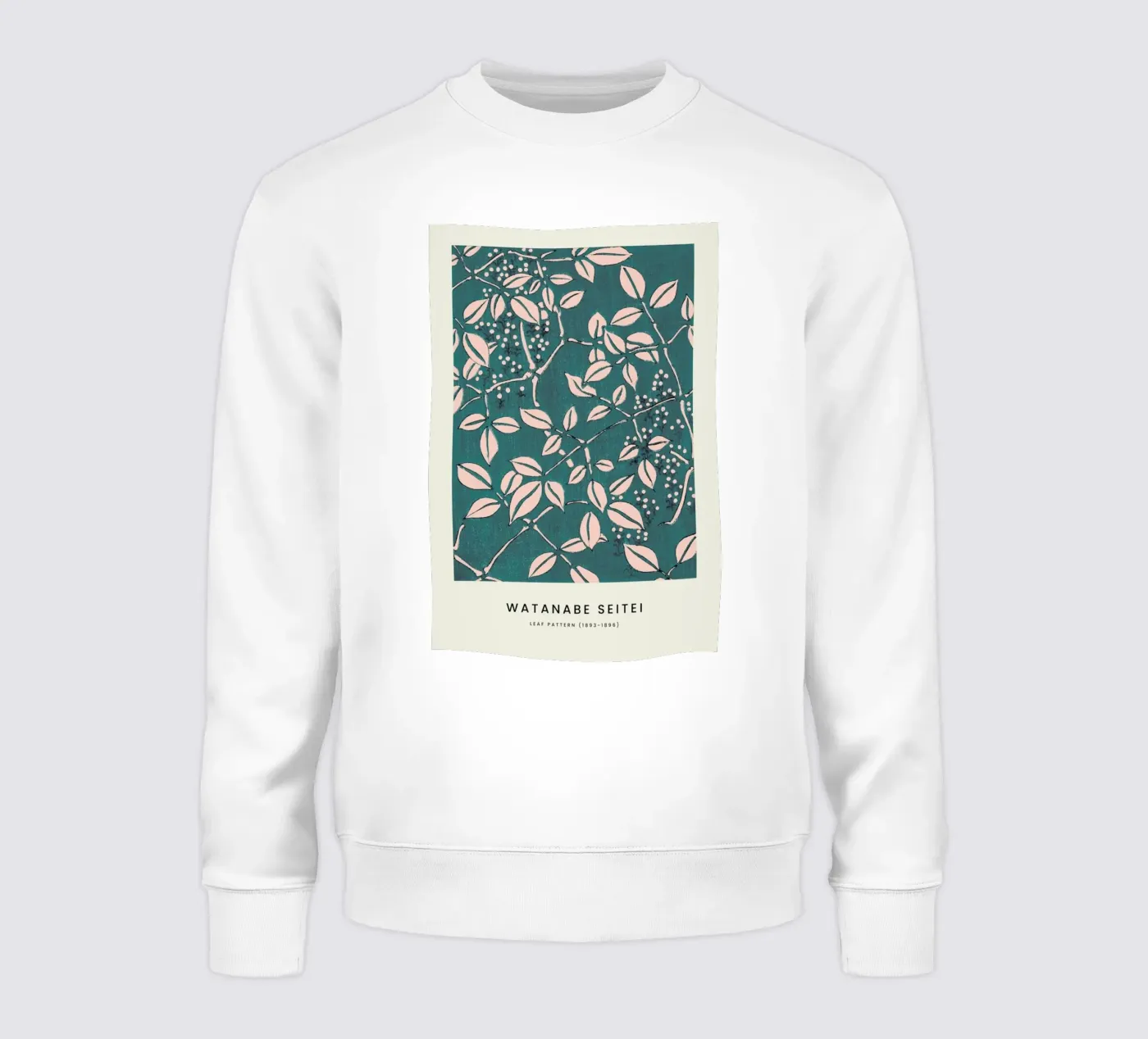 Seitei - Leaf Pattern felpa da Vintage by JUNIQE