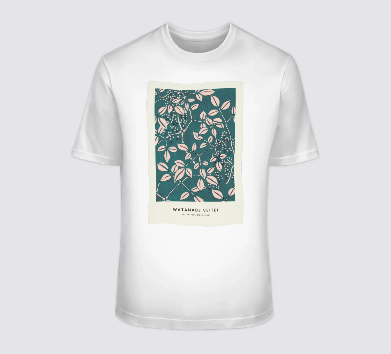 Seitei - Leaf Pattern t-shirt da Vintage by JUNIQE