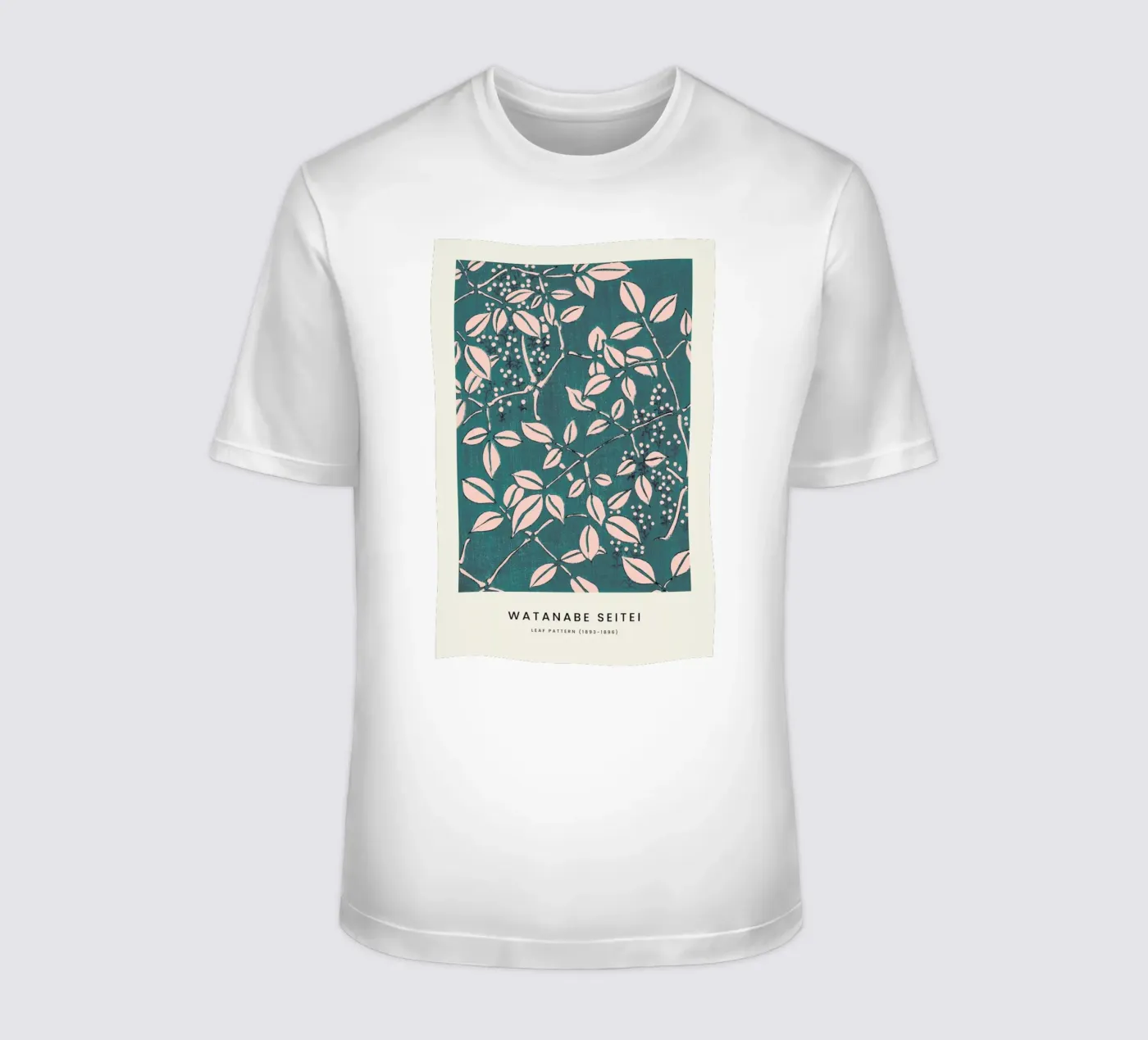 Seitei - Leaf Pattern t-shirt van Vintage by JUNIQE