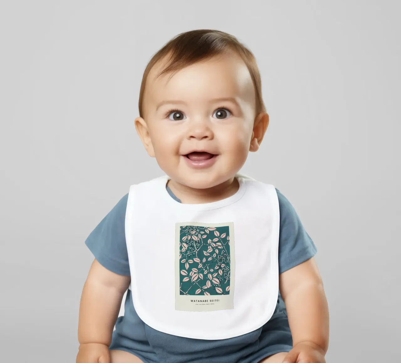 Seitei - Leaf Pattern bavaglino da Vintage by JUNIQE