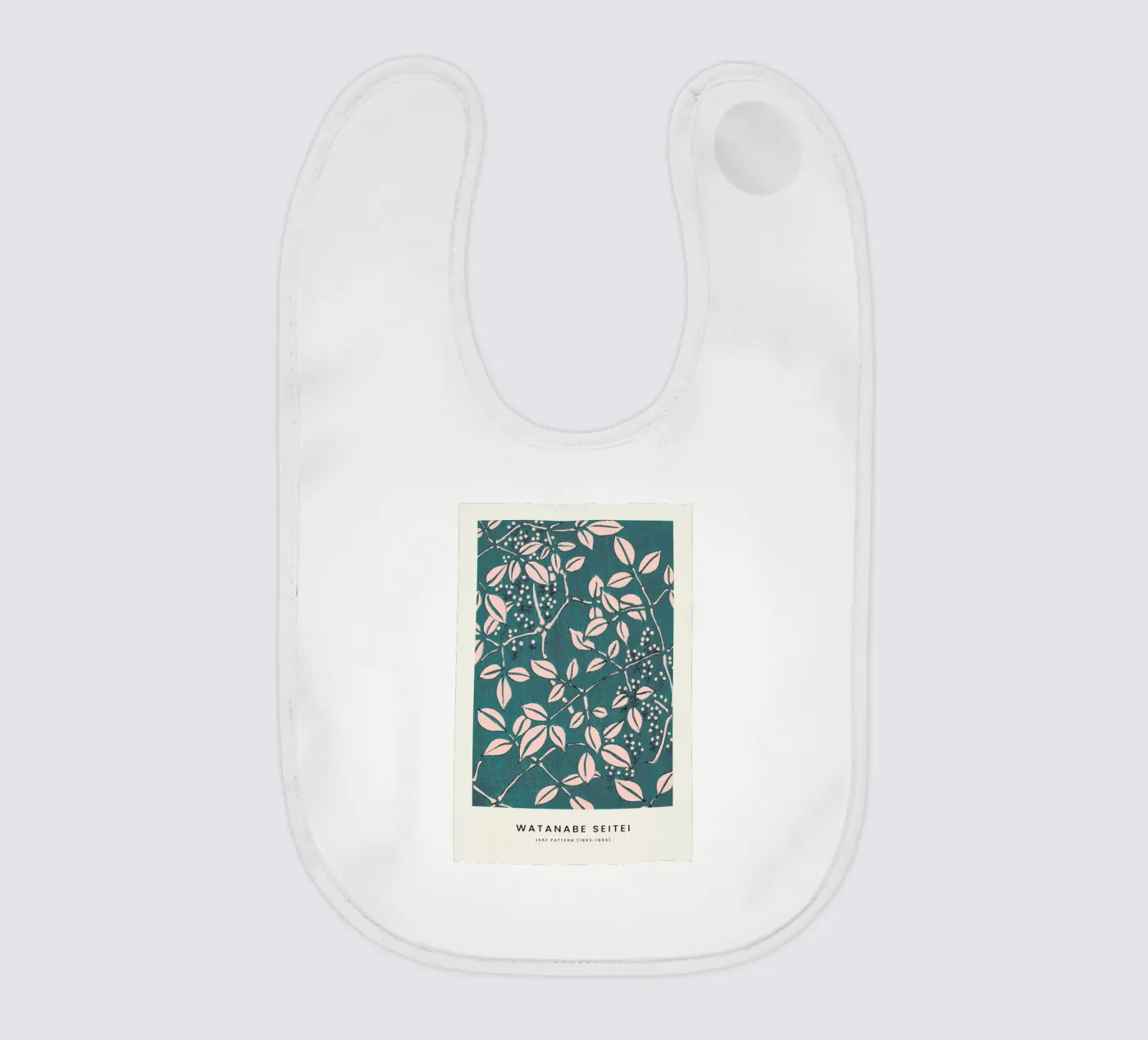 Seitei - Leaf Pattern Babylätzchen von Vintage by JUNIQE