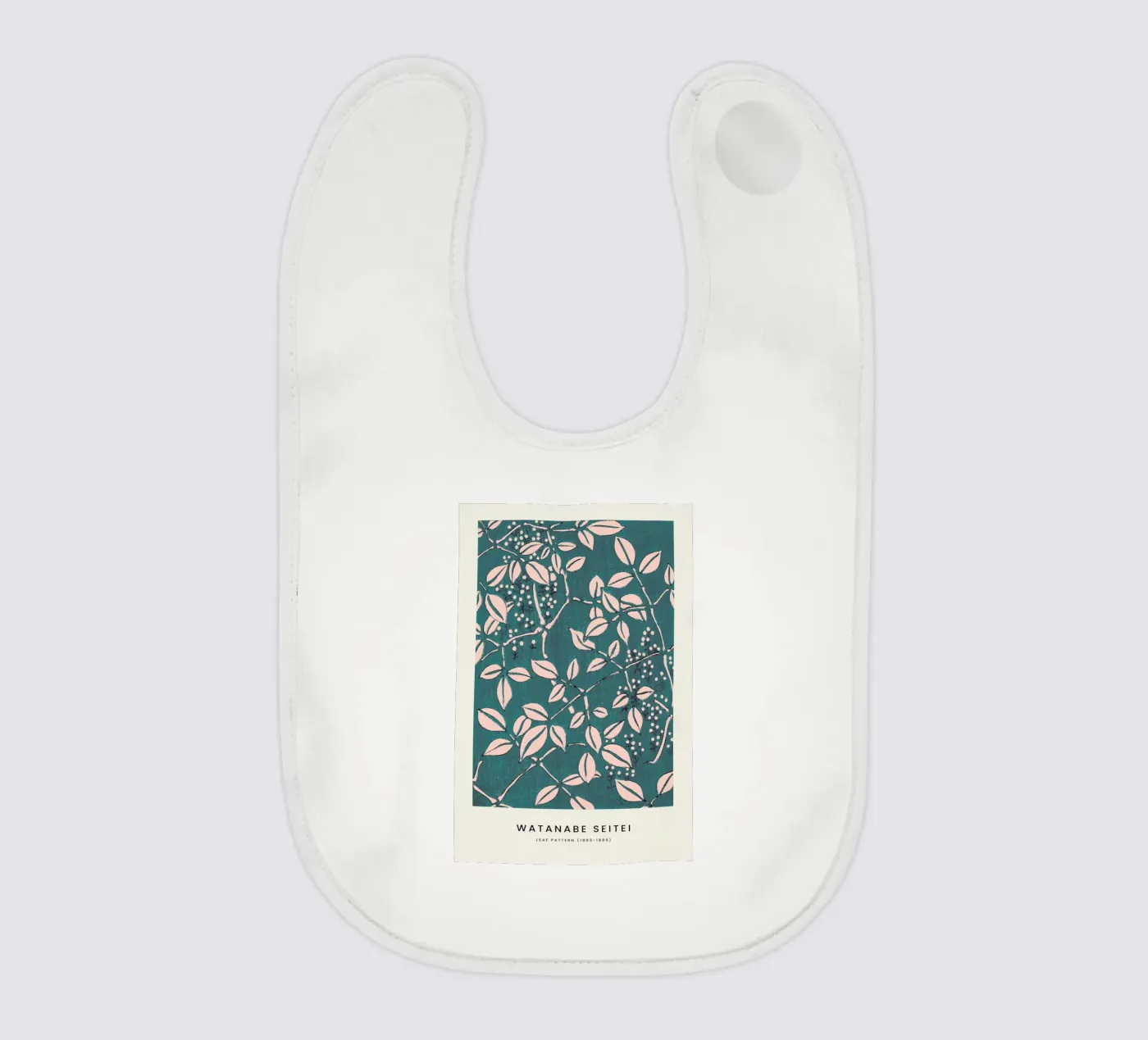 Seitei - Leaf Pattern Babylätzchen von Vintage by JUNIQE