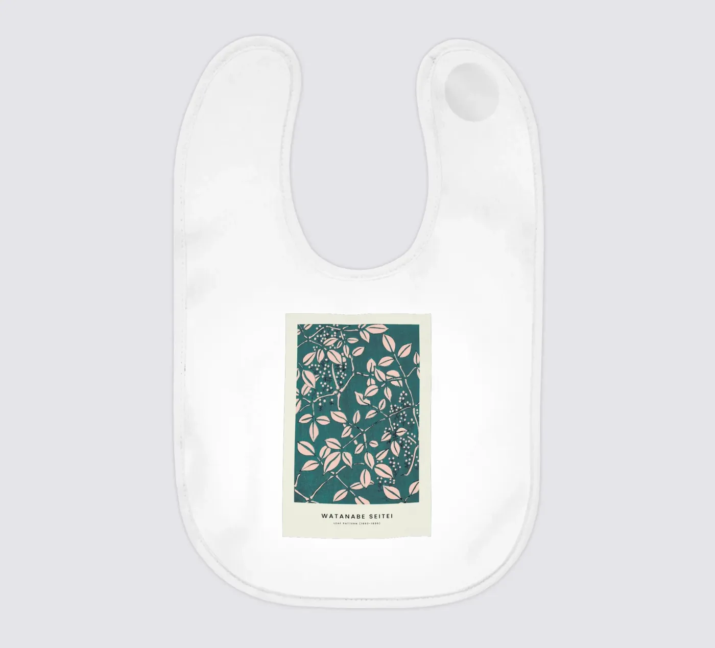 Seitei - Leaf Pattern Babylätzchen von Vintage by JUNIQE