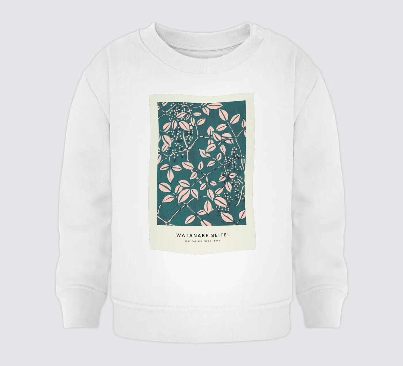 Seitei - Leaf Pattern felpa neonato da Vintage by JUNIQE