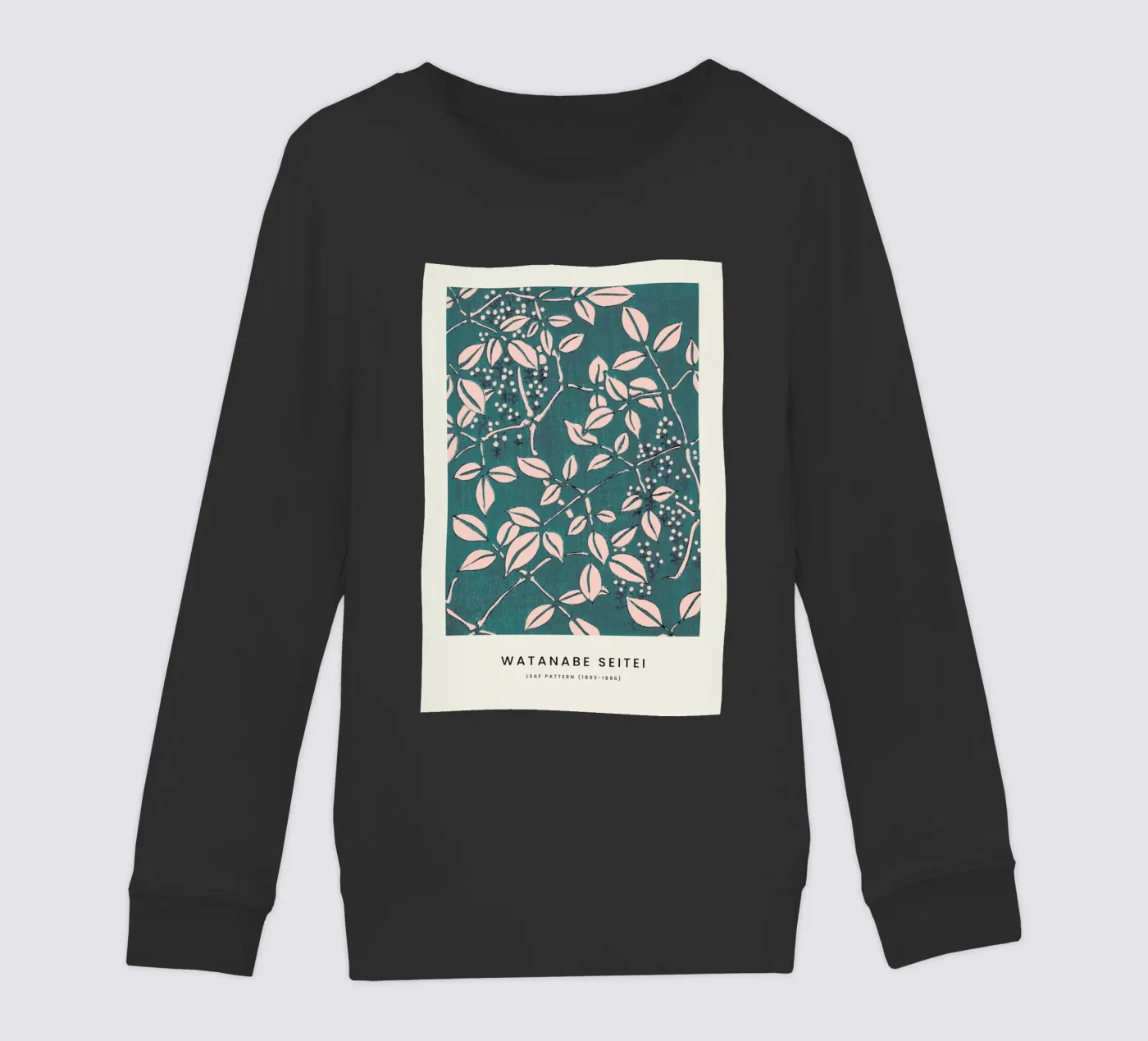 Seitei - Leaf Pattern kinder sweatshirt van Vintage by JUNIQE