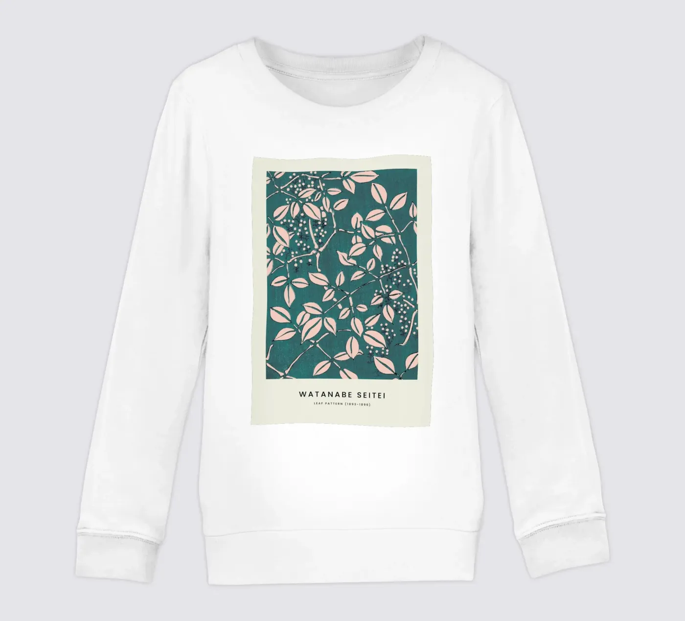 Seitei - Leaf Pattern kinder sweatshirt van Vintage by JUNIQE