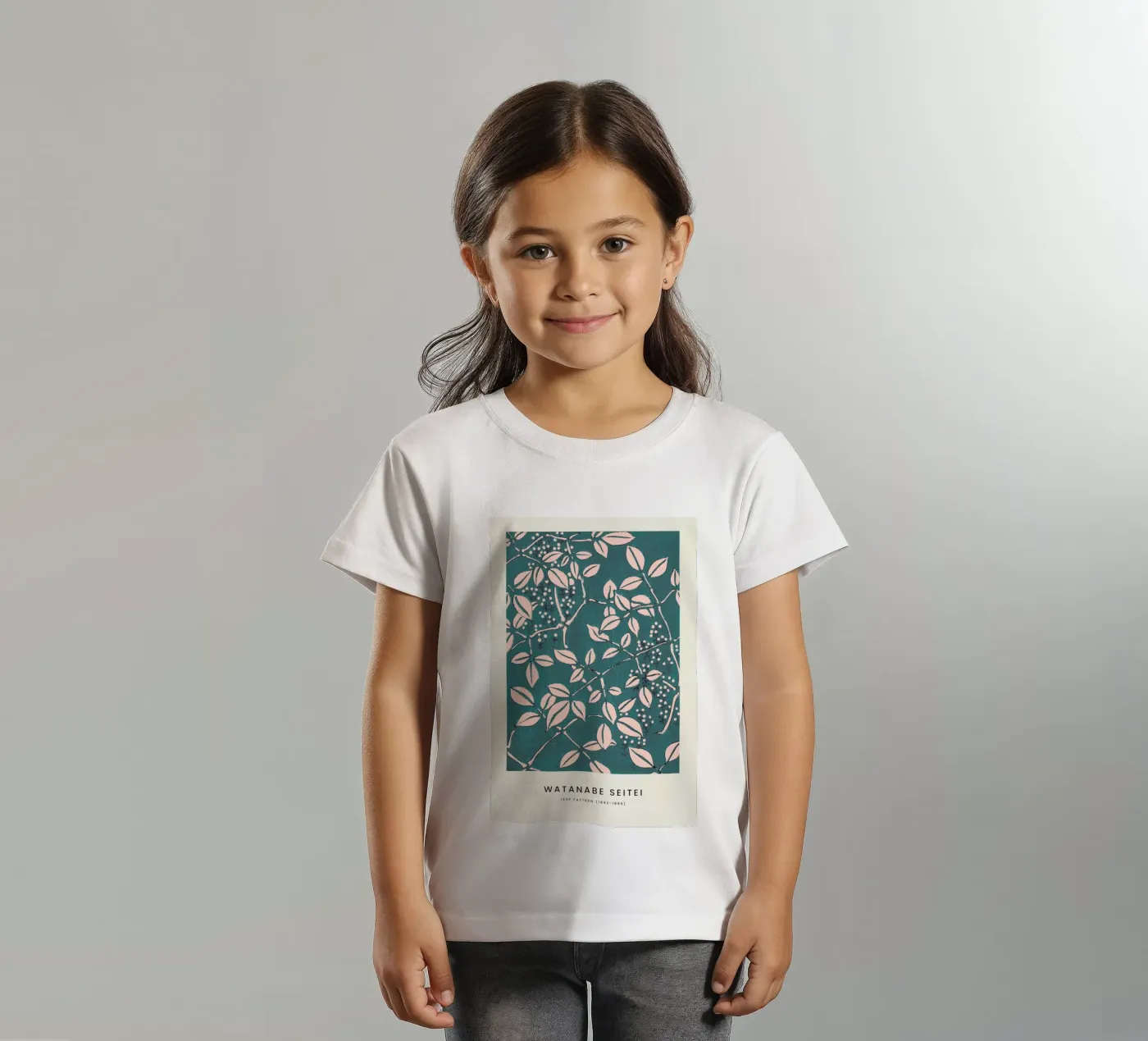 Seitei - Leaf Pattern Kinder T-Shirt von Vintage by JUNIQE