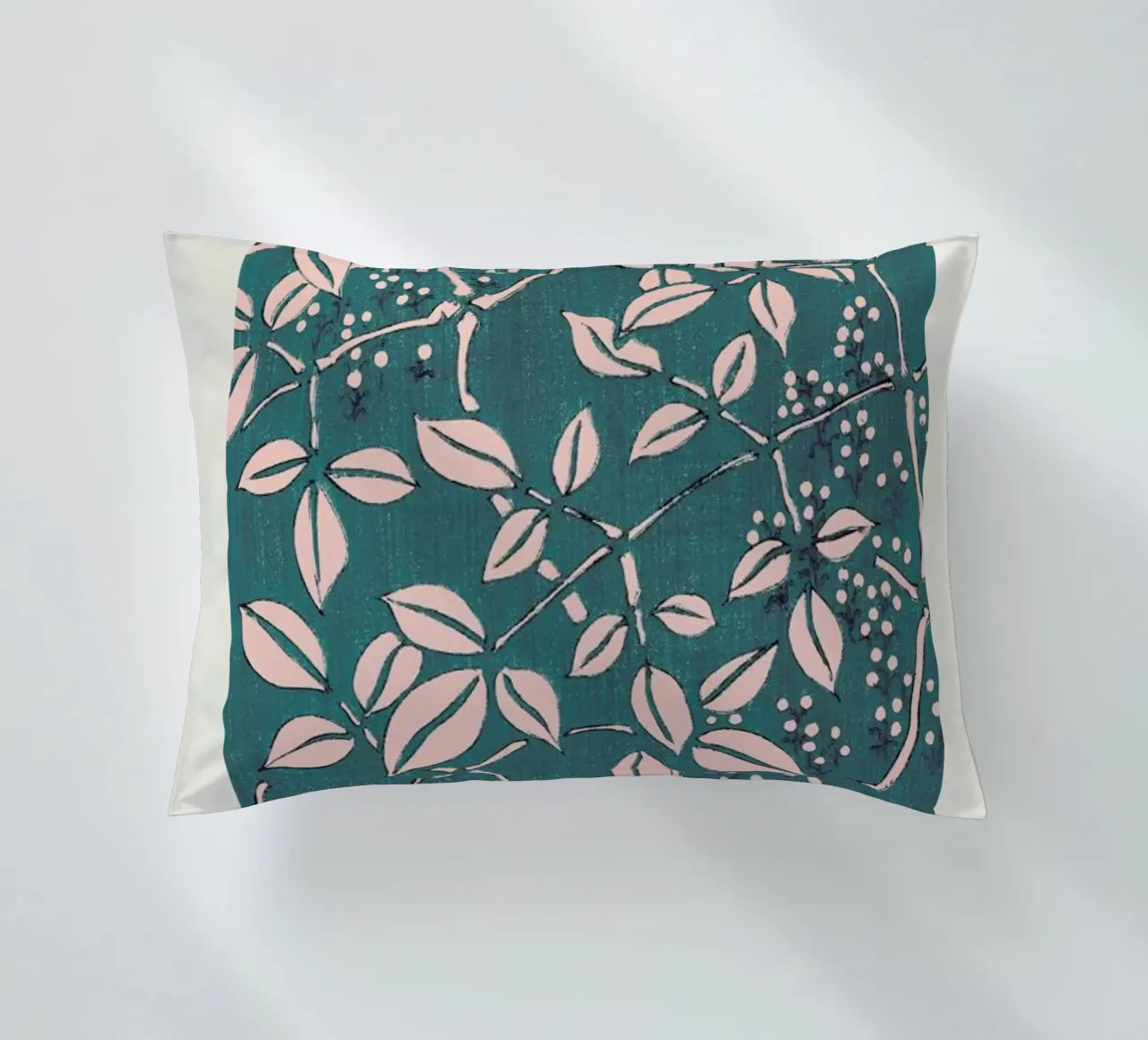 Seitei - Leaf Pattern cuscino da Vintage by JUNIQE