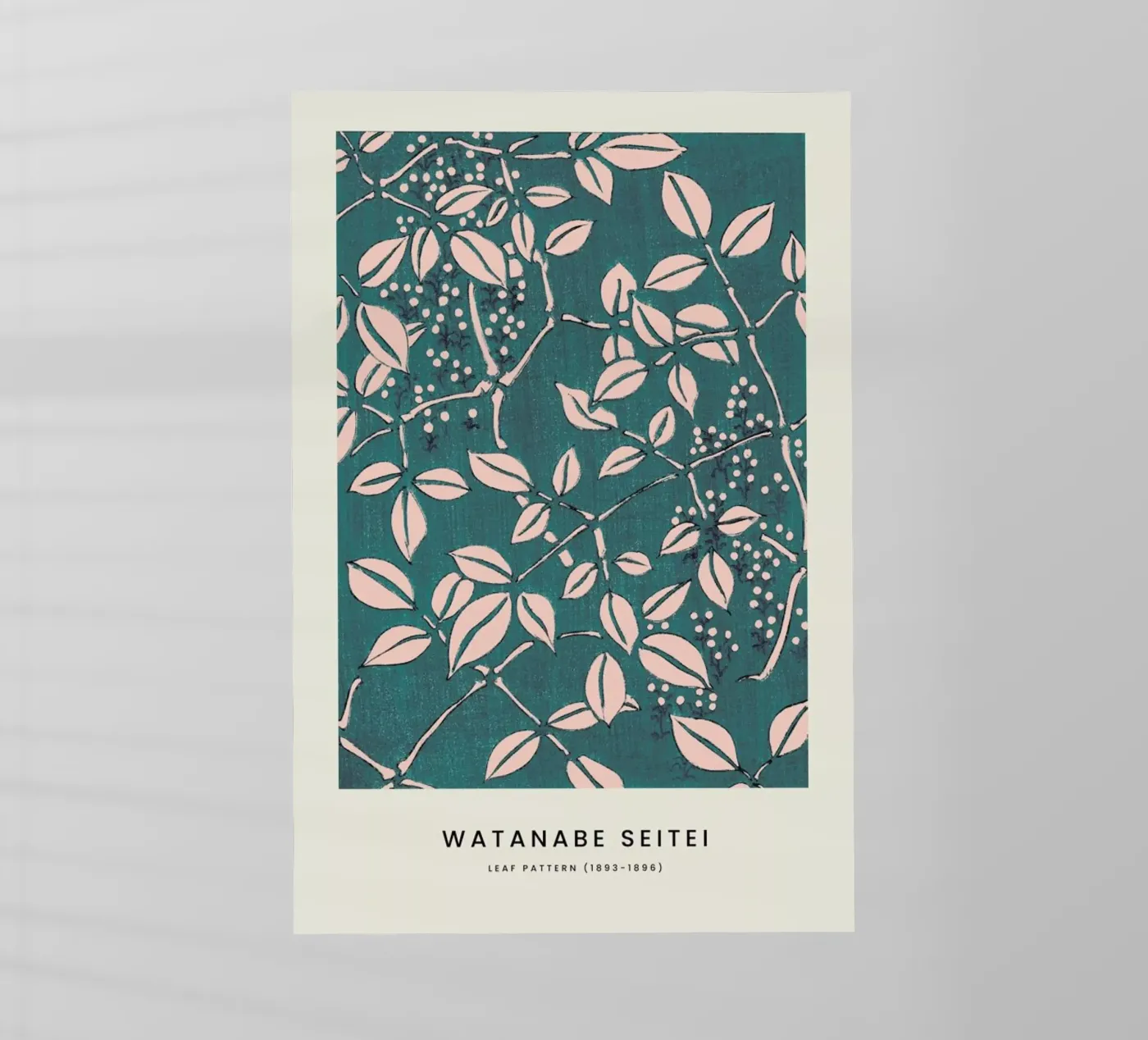 Seitei - Leaf Pattern pellicola backlit da Vintage by JUNIQE