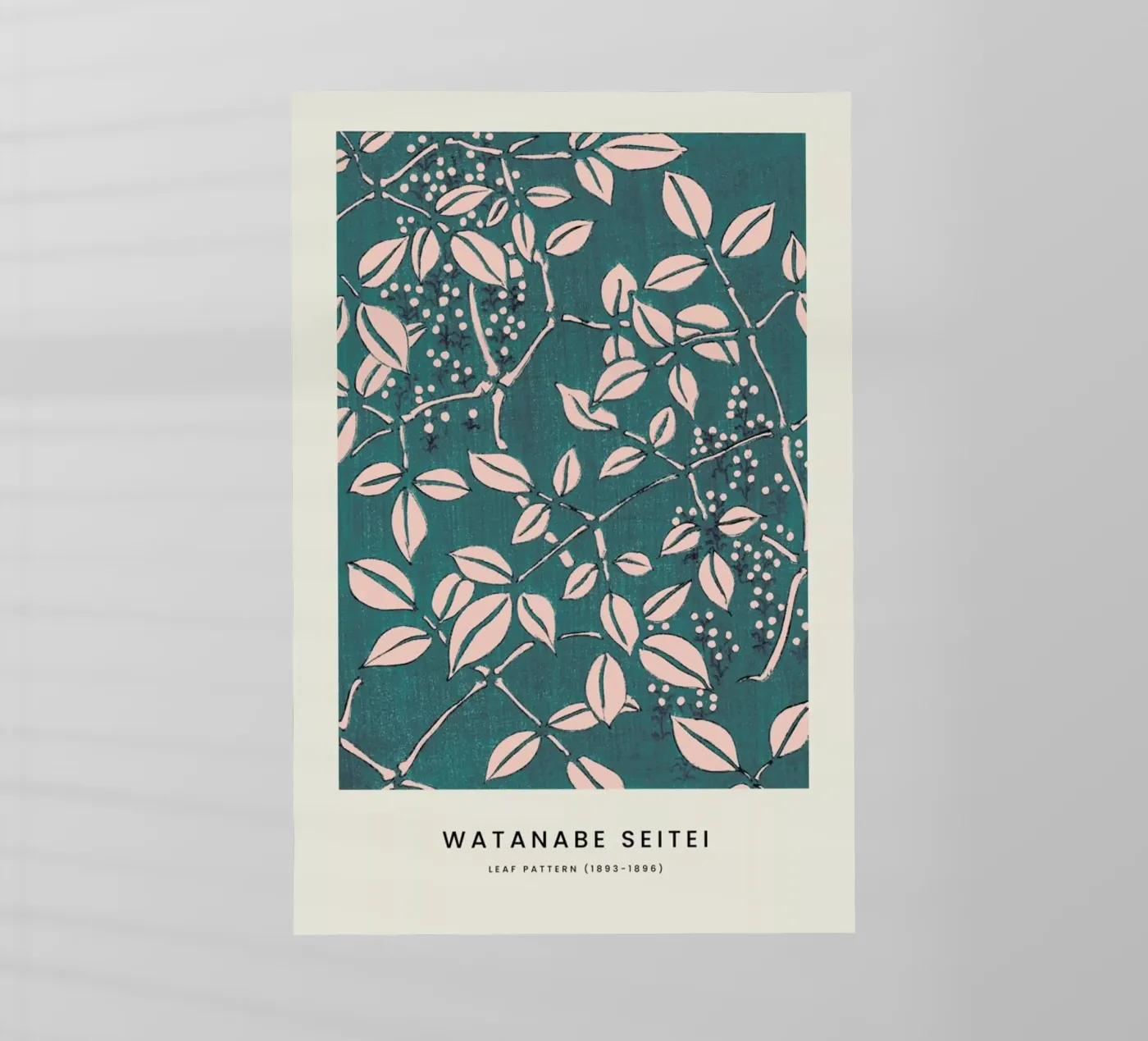 Seitei - Leaf Pattern backlit film by Vintage by JUNIQE