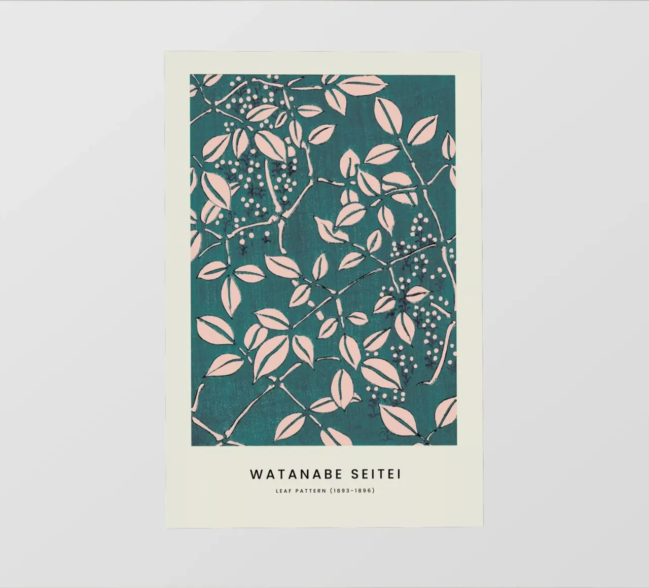 Seitei - Leaf Pattern pellicola backlit da Vintage by JUNIQE