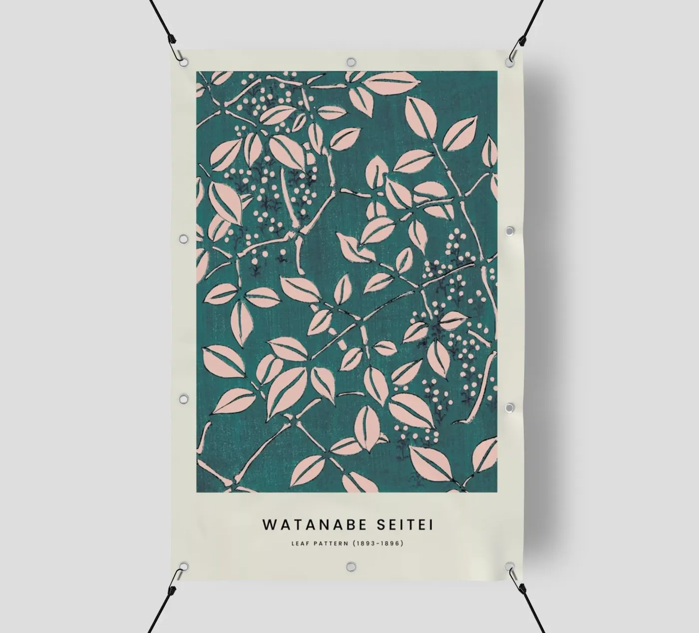 Seitei - Leaf Pattern PVC Plane von Vintage by JUNIQE
