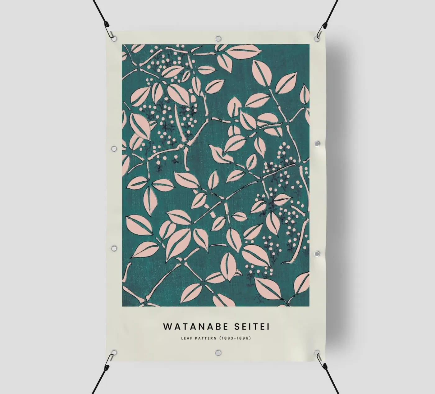 Seitei - Leaf Pattern PVC Plane von Vintage by JUNIQE