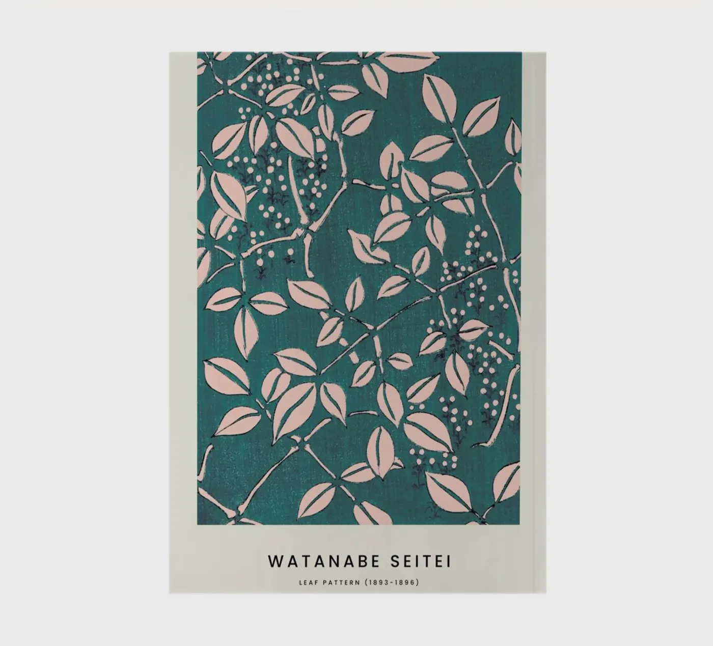 Seitei - Leaf Pattern notebook by Vintage by JUNIQE