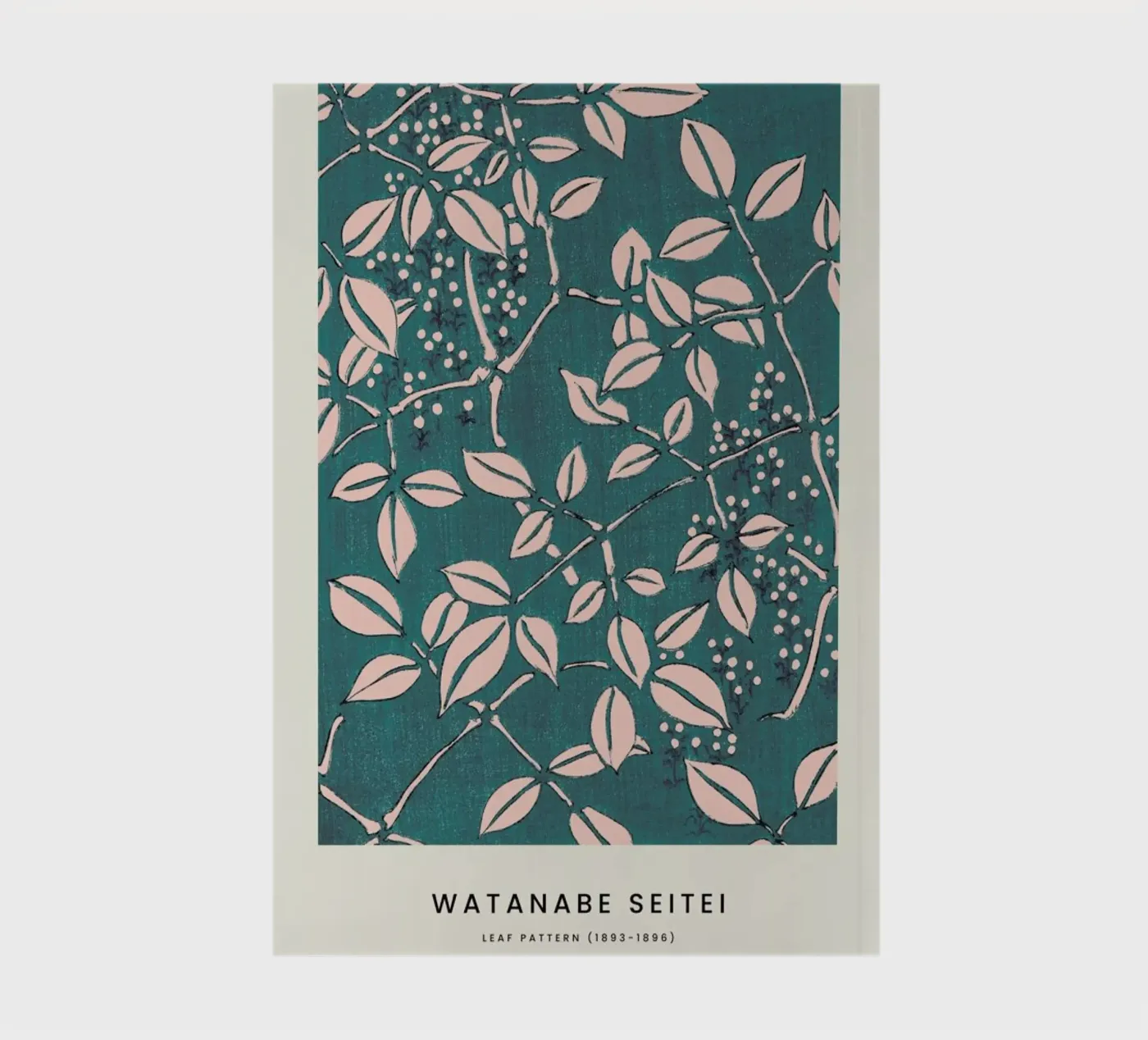 Seitei - Leaf Pattern notebook by Vintage by JUNIQE