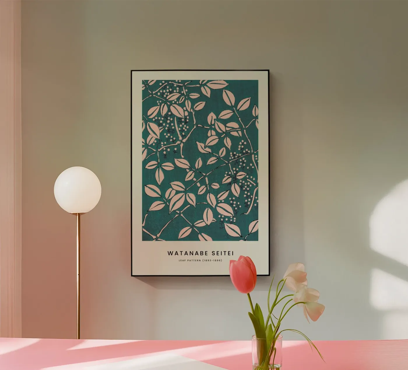 Seitei - Leaf Pattern plexiglass da Vintage by JUNIQE