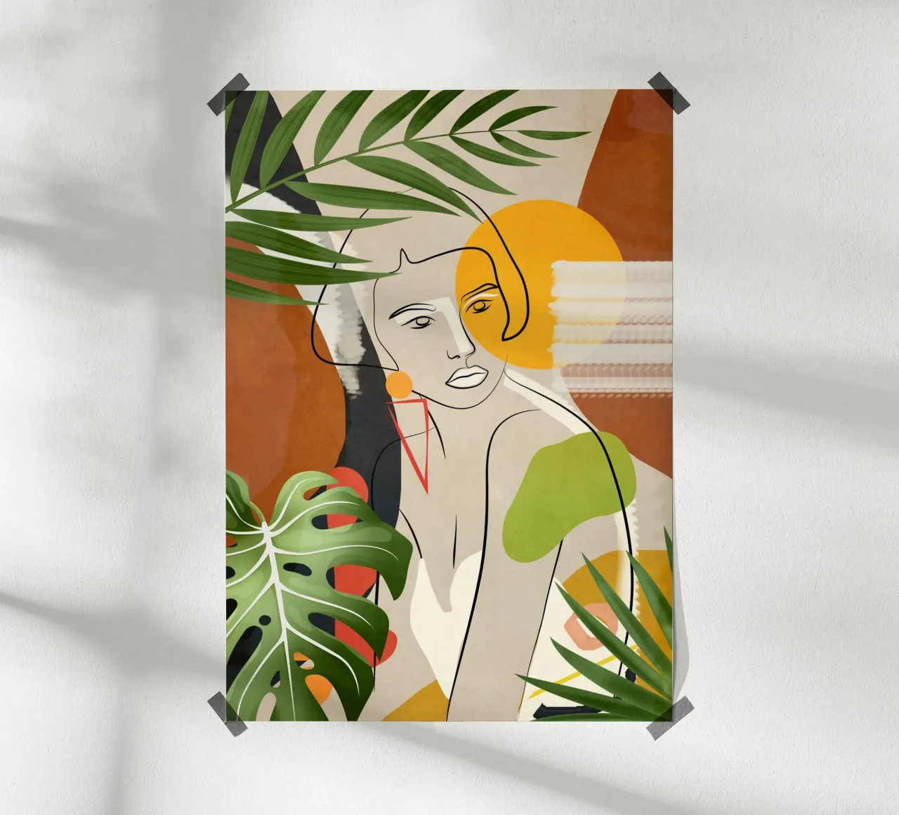 Nature Moment 5 poster con telaio in plastica da Nadjaa