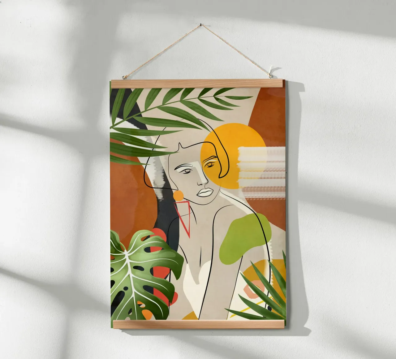 Nature Moment 5 poster con telaio in plastica da Nadjaa