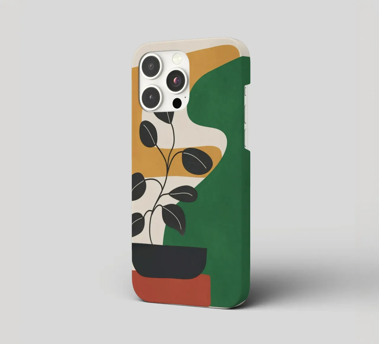 Modern Abstract Minimal Shapes Branches Art 4 cover iphone da Nadjaa