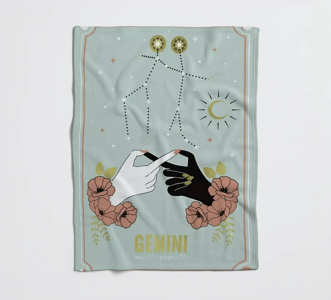 Gemini coperta in pile da cafelab