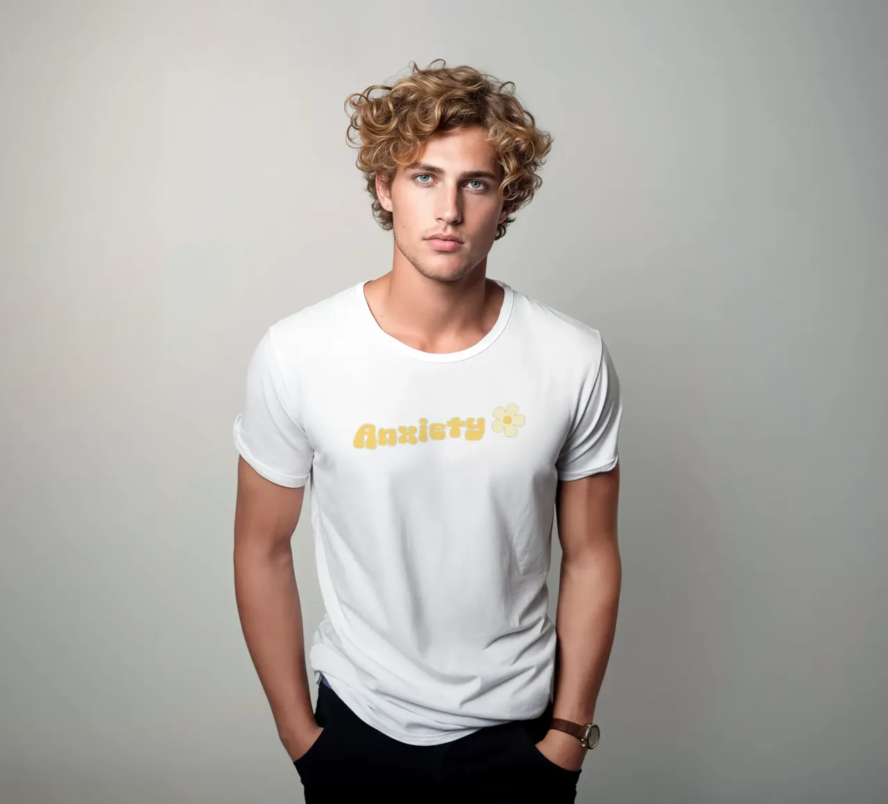 Ansia Divertente Retro Sarcasmo Introverso Salute mentale t-shirt da sillyindustries