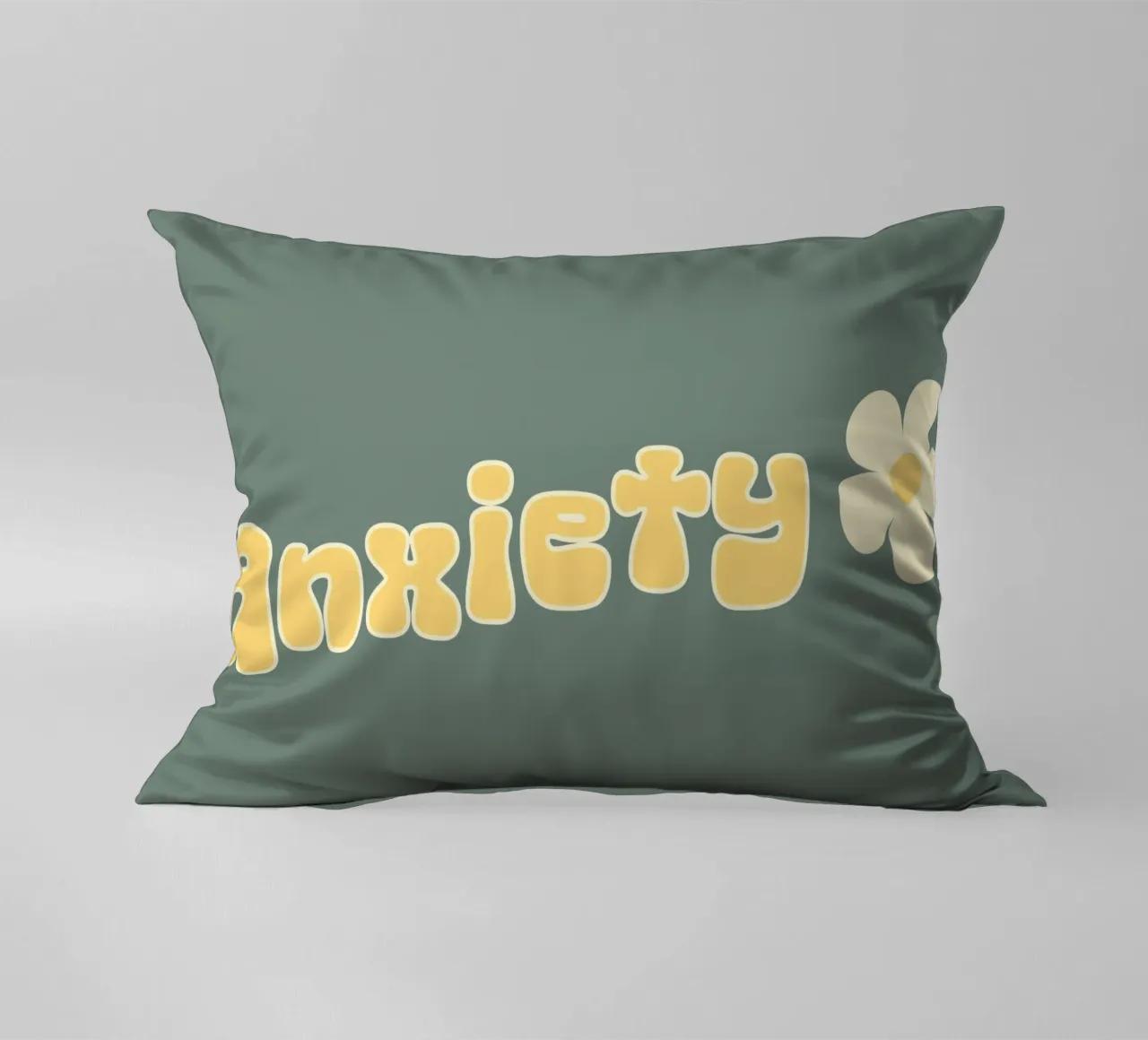 Ansia Divertente Retro Sarcasmo Introverso Salute mentale cuscino da sillyindustries