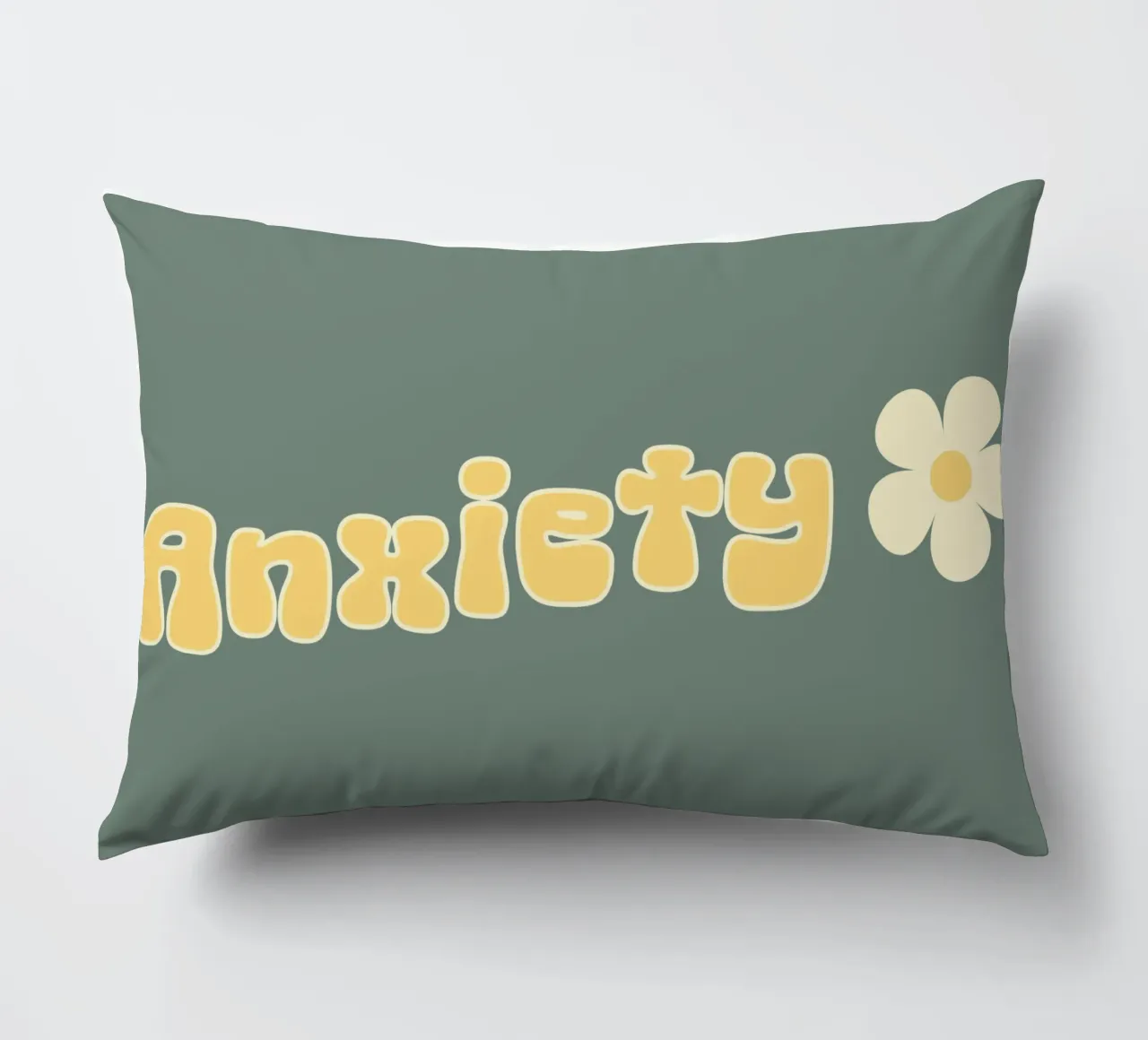Ansia Divertente Retro Sarcasmo Introverso Salute mentale cuscino da sillyindustries