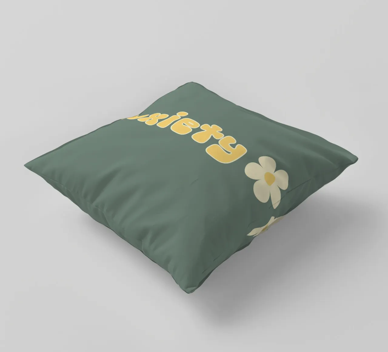Ansia Divertente Retro Sarcasmo Introverso Salute mentale cuscino da sillyindustries