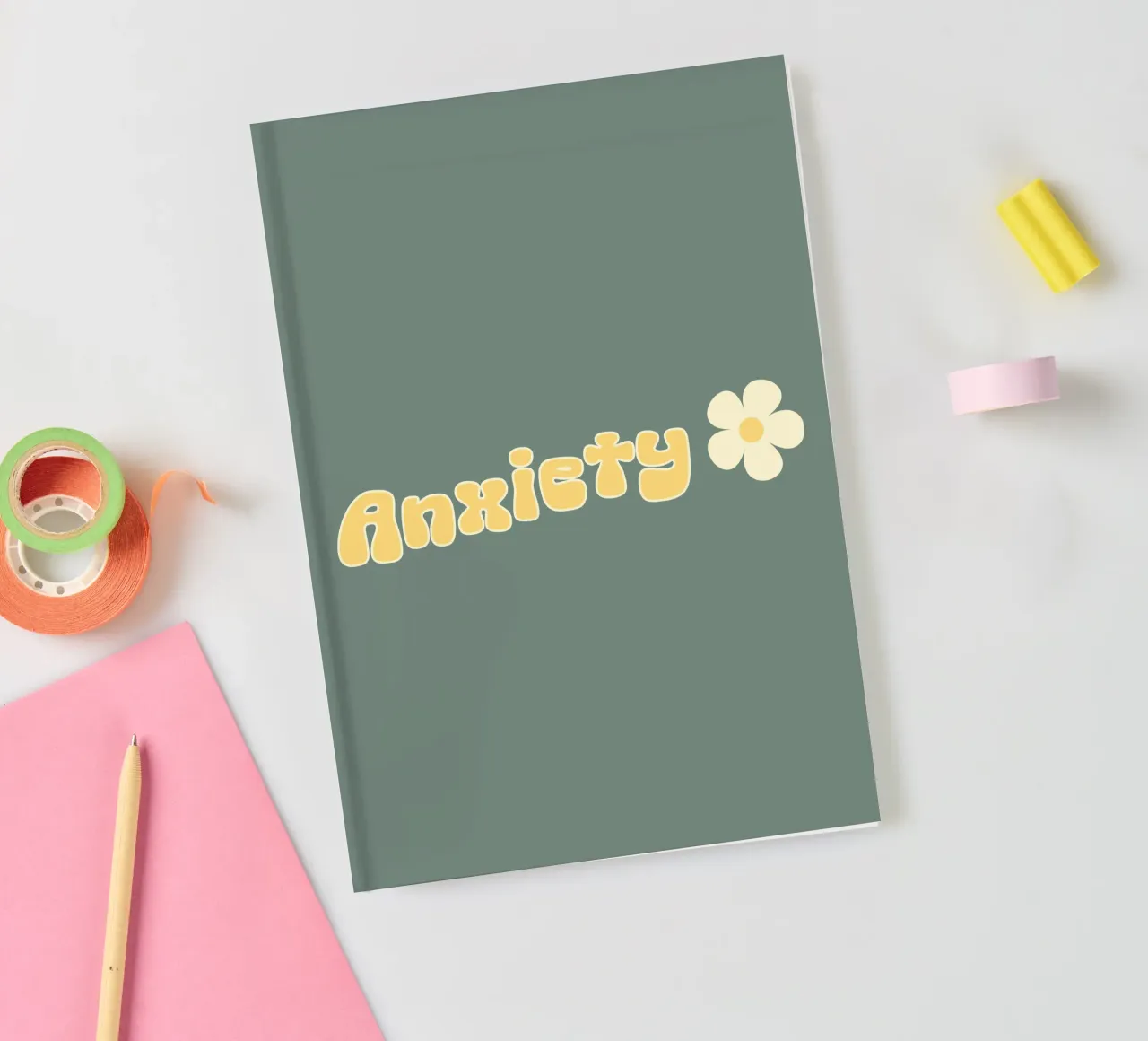 Ansia Divertente Retro Sarcasmo Introverso Salute mentale diario da sillyindustries