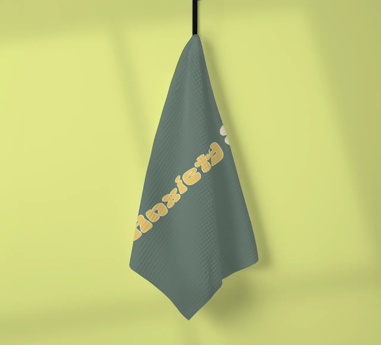 Ansia Divertente Retro Sarcasmo Introverso Salute mentale canovaccio da cucina da sillyindustries