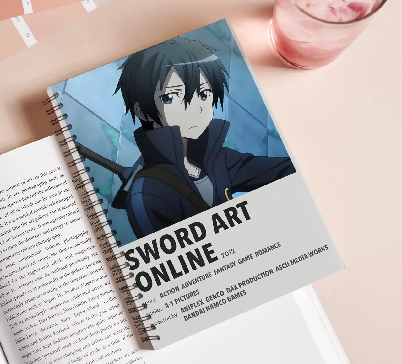 SWORD ART ONLINE  2012 spiral notebook by Totoya