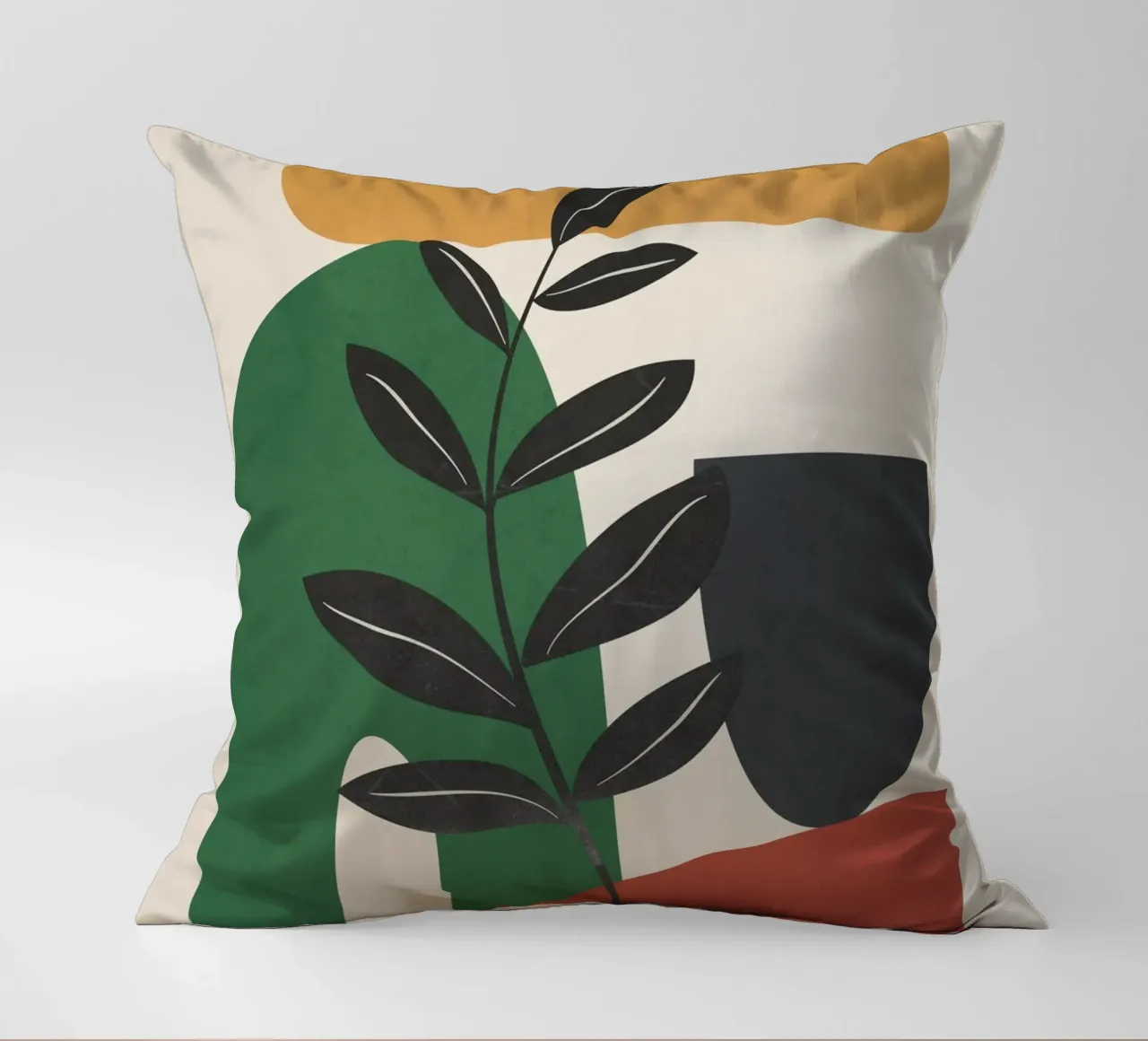 Modern Abstract Minimal Shapes Branches Art 5 cuscino da Nadjaa