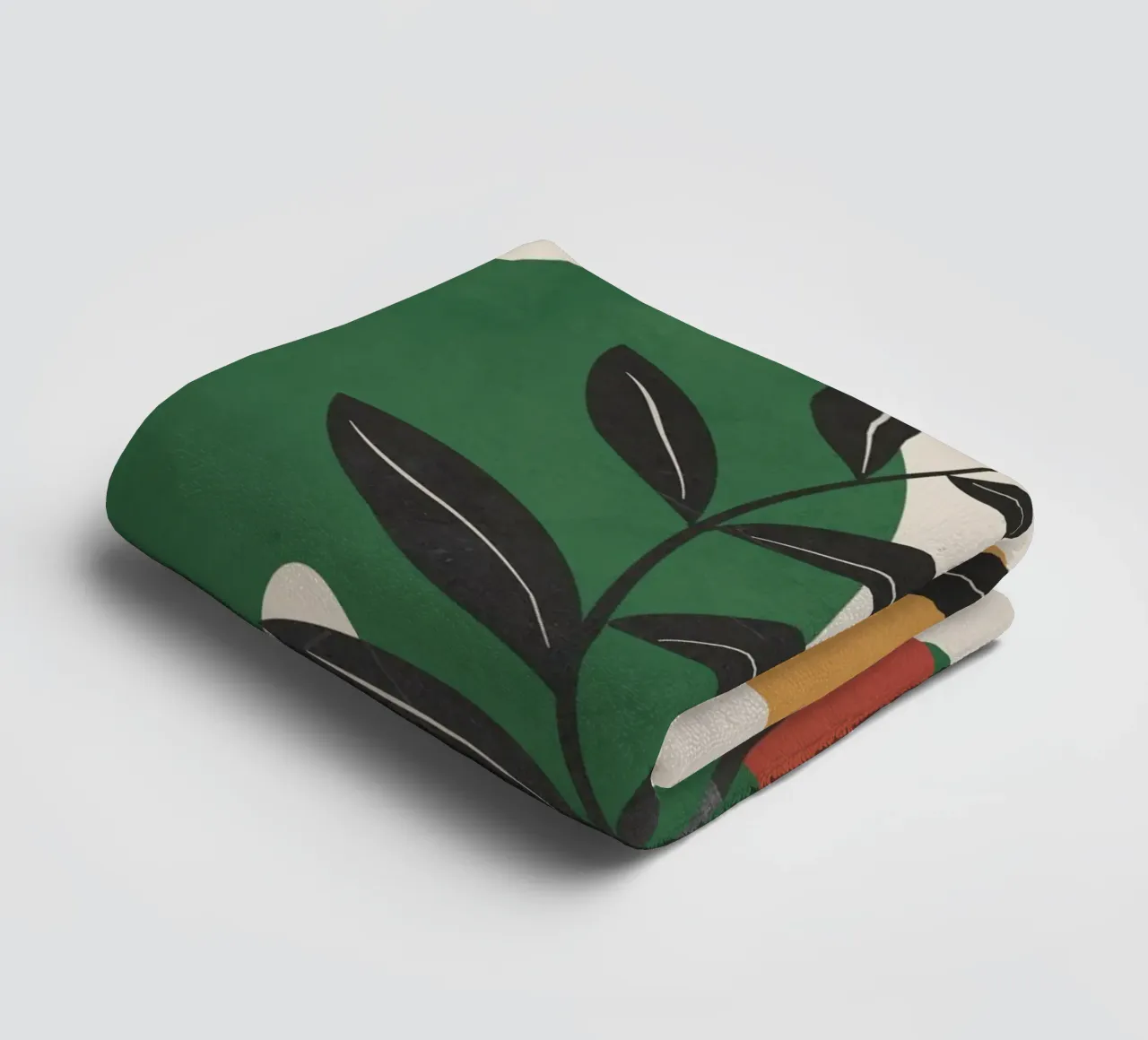 Modern Abstract Minimal Shapes Branches Art 5 Handtuch von Nadjaa