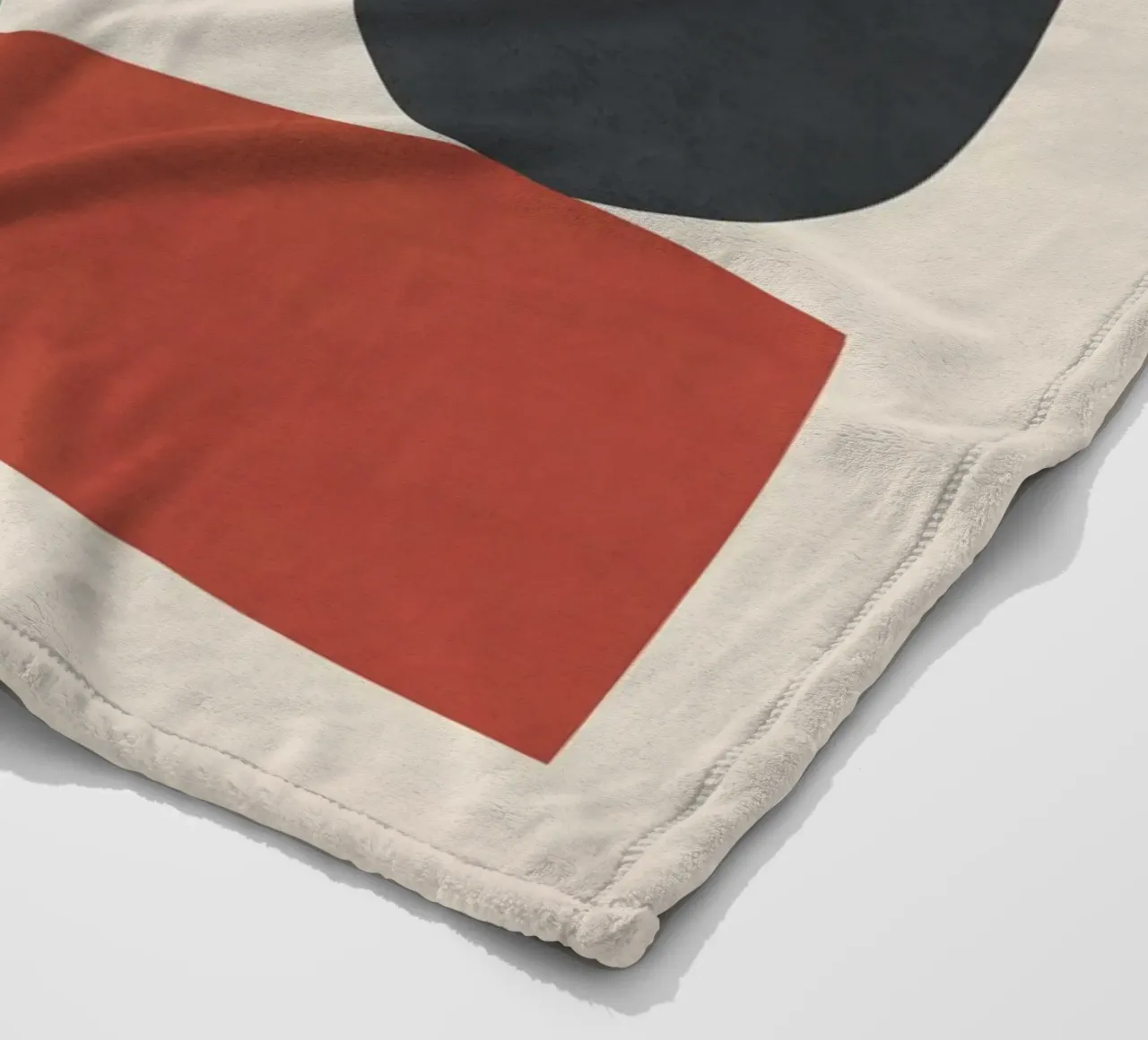 Modern Abstract Minimal Shapes Branches Art 5 coperta in pile da Nadjaa