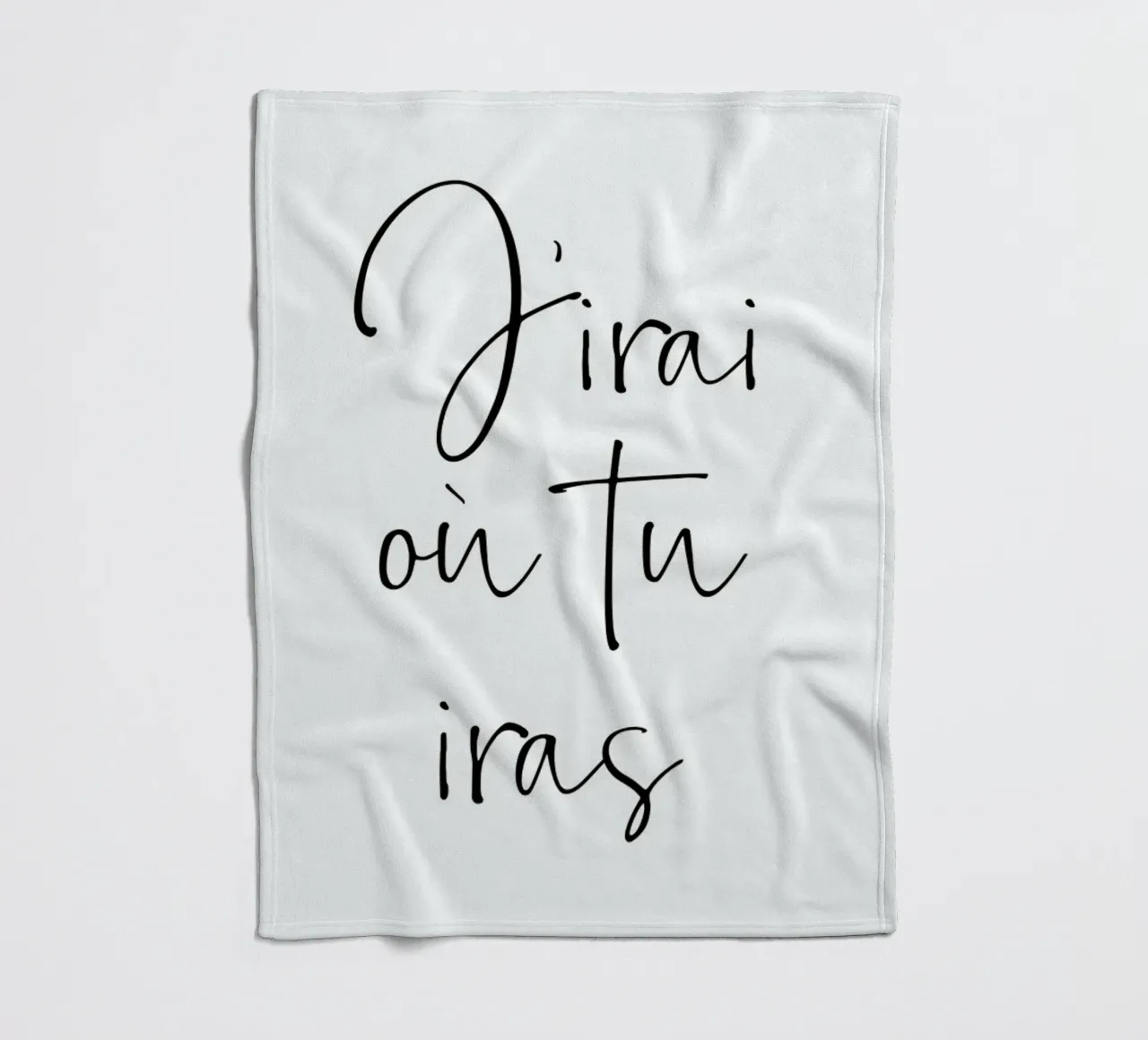 J'irai où tu iras coperta in pile da typed