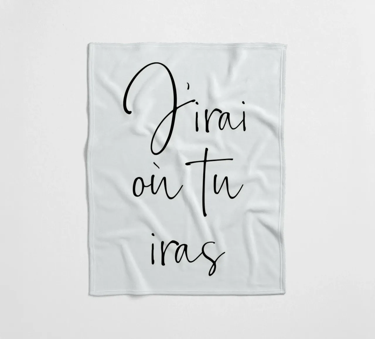 J'irai où tu iras coperta in pile da typed