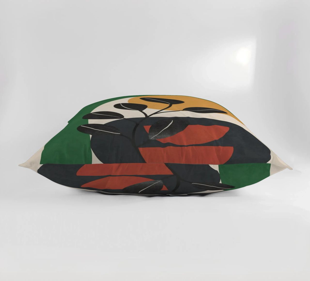 Modern Abstract Minimal Shapes Branches Art 6 cuscino da Nadjaa