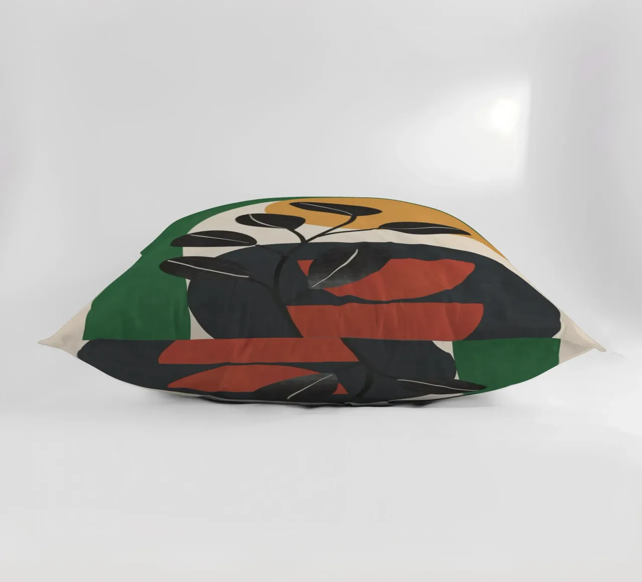 Modern Abstract Minimal Shapes Branches Art 6 cuscino da Nadjaa