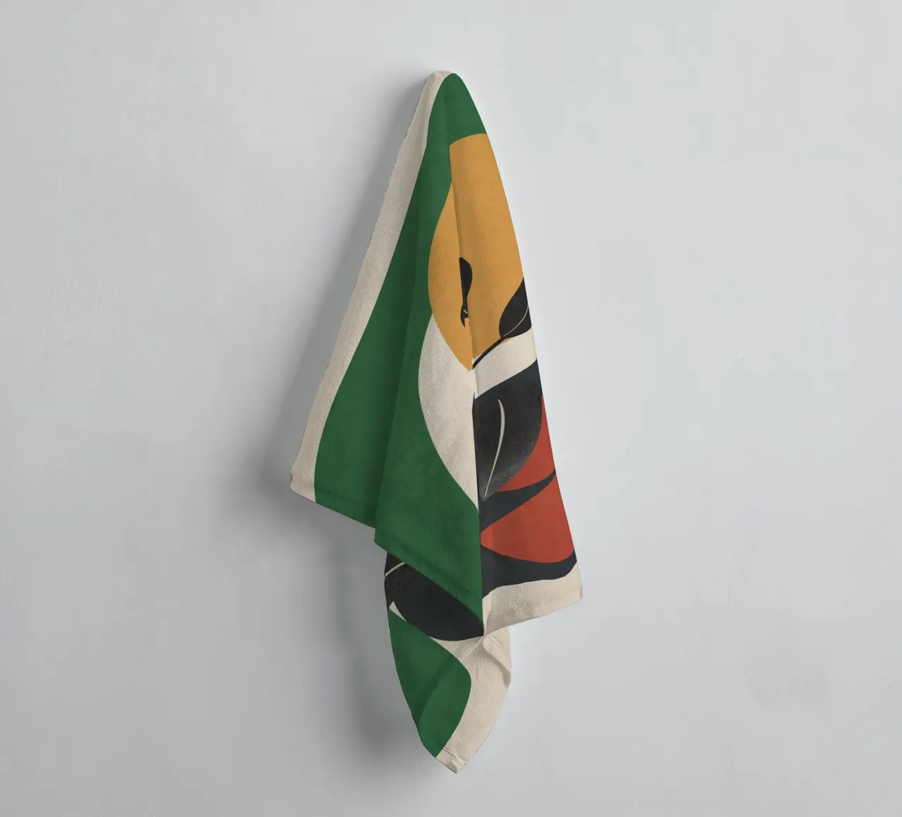 Modern Abstract Minimal Shapes Branches Art 6 towel by Nadjaa