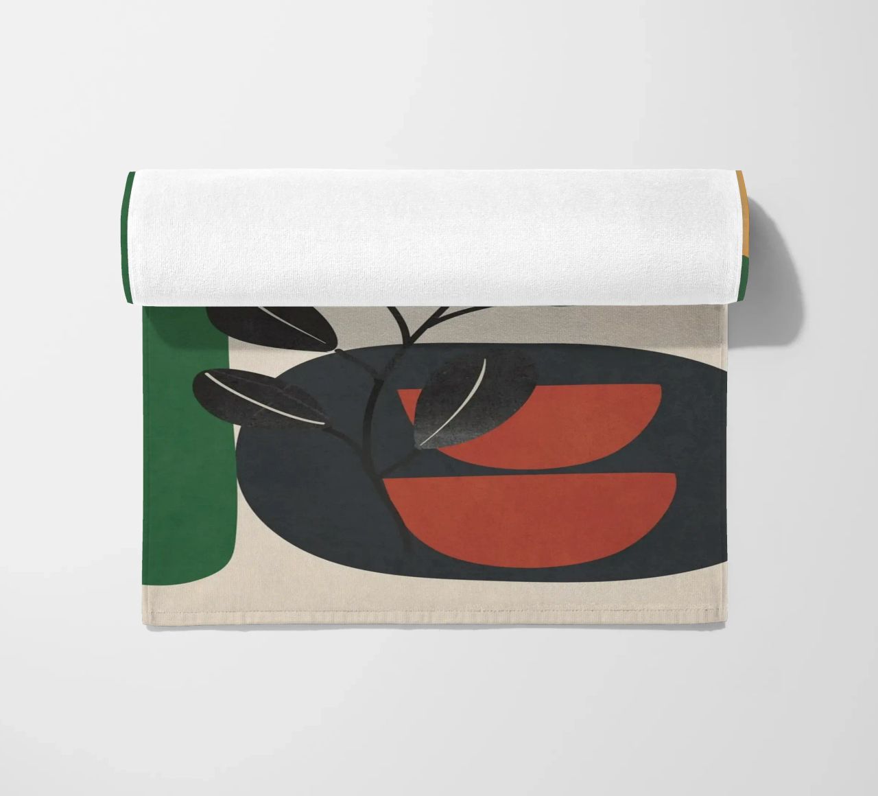 Modern Abstract Minimal Shapes Branches Art 6 telo mare da Nadjaa
