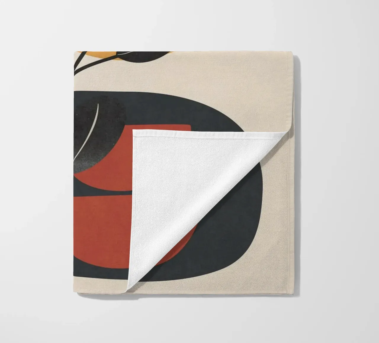 Modern Abstract Minimal Shapes Branches Art 6 telo mare da Nadjaa