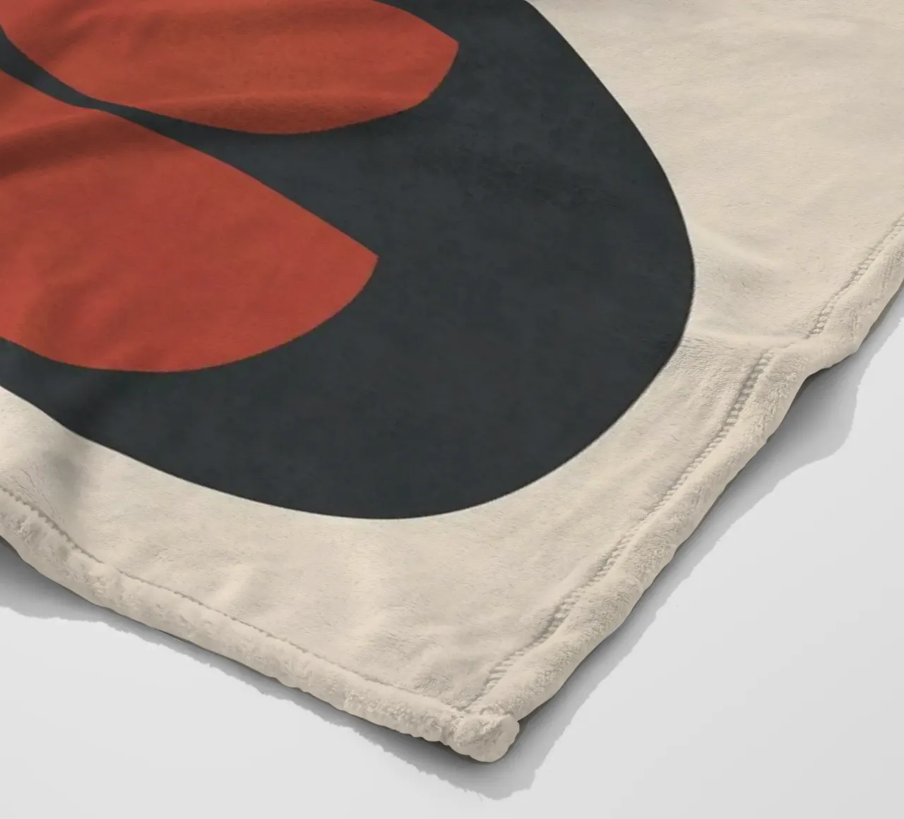 Modern Abstract Minimal Shapes Branches Art 6 coperta in pile da Nadjaa