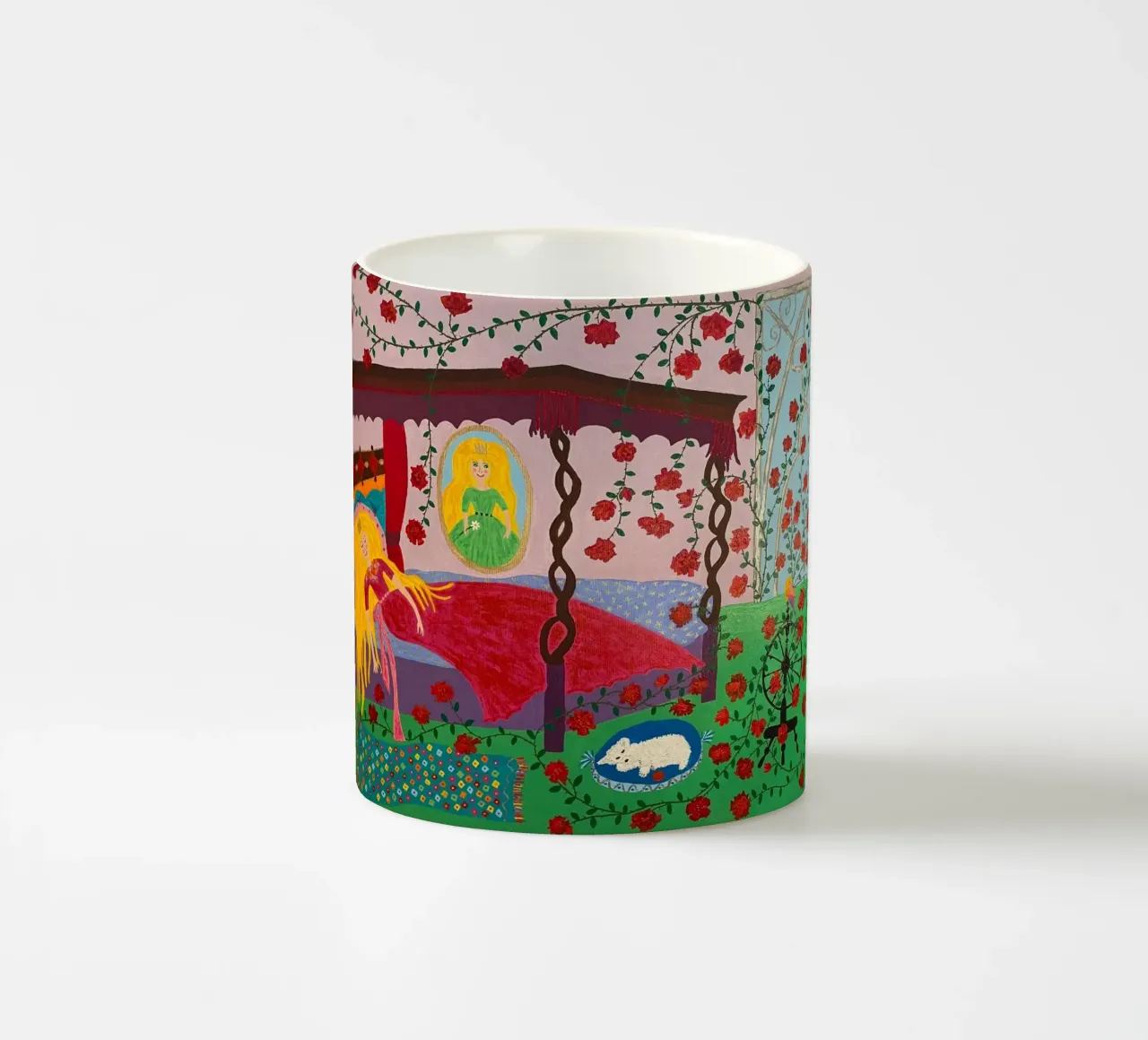 La bella addormentata tazza in ceramica da irenissima
